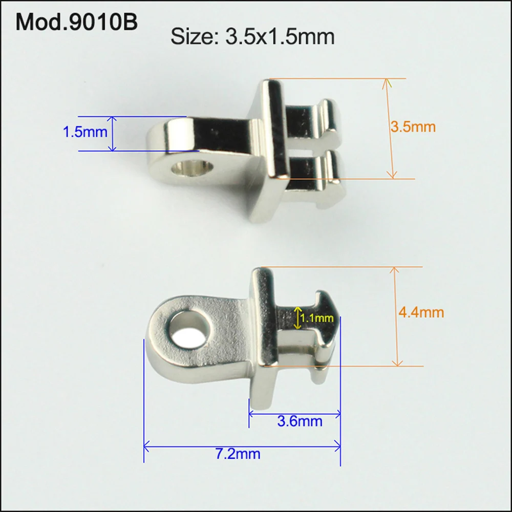 20pcs(10pairs) Plastic Eyeglasses High Nickle Glasses Hinge Replacement End Piece Temple Single Double Tooth Repair Accessory