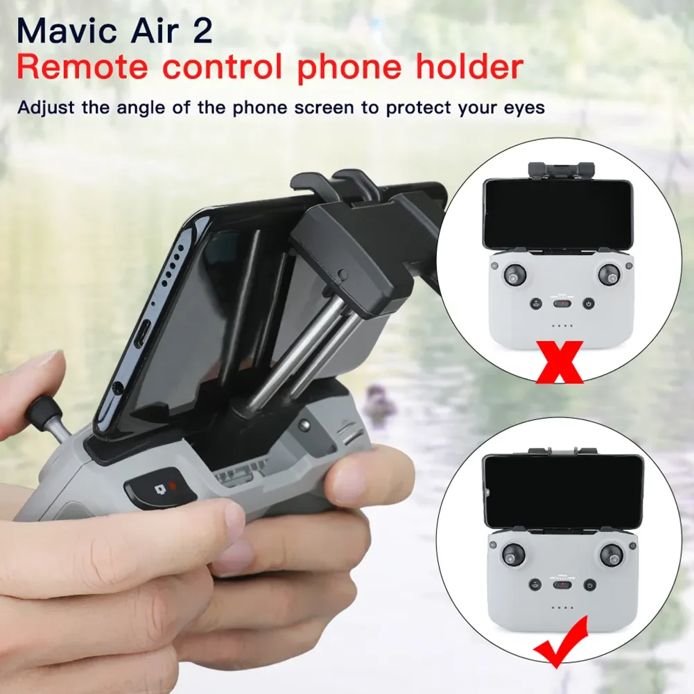 Phone Holder Portable Drone Accessories Tablet Mount Set With Data Cable Type-c Clip Anti Scratch For DJI Mavic Mini 2