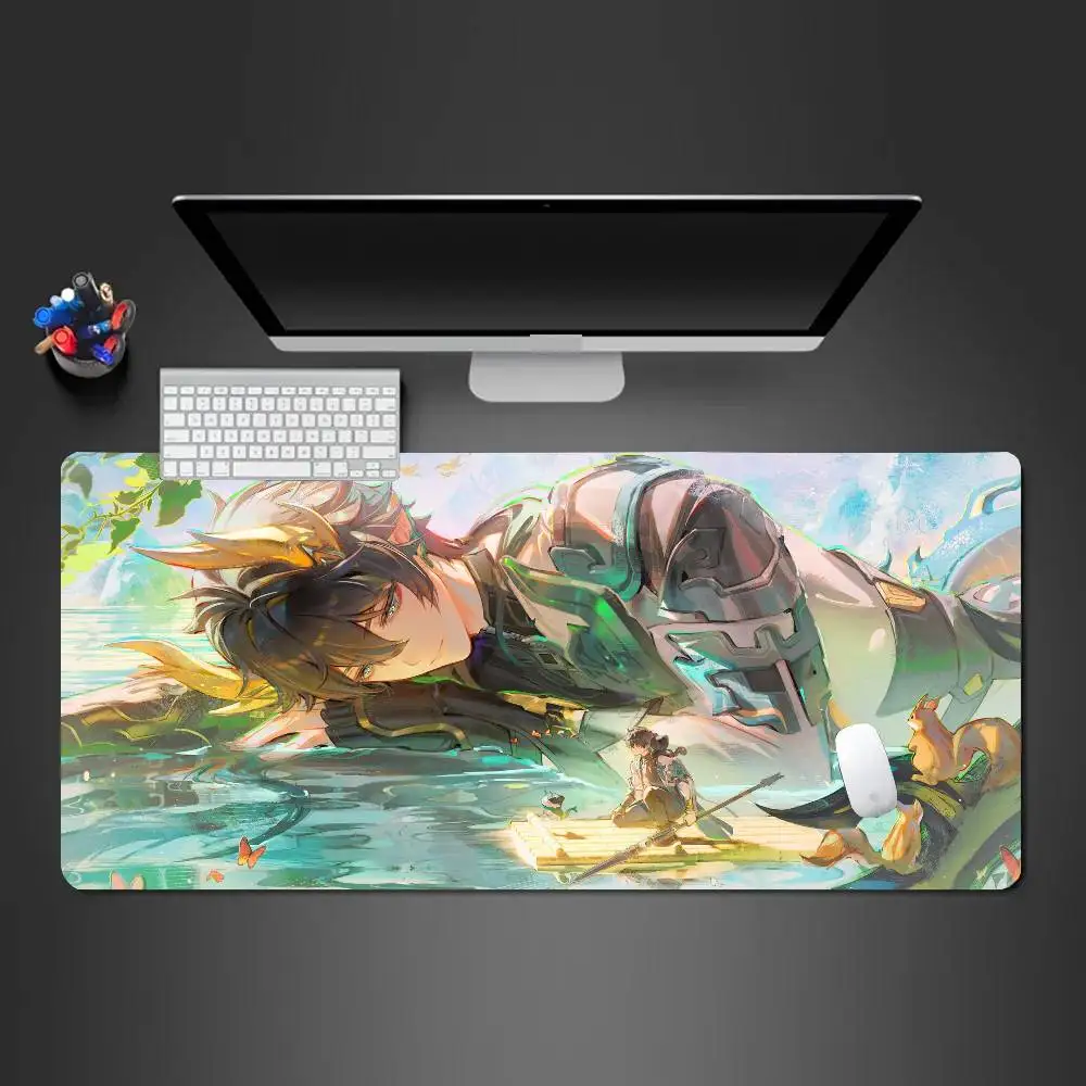 Dan Heng Anime H-Honkai Star Rail Mousepad Non-slip Suitable For Office Computers Laptops E-sports Game Desk Mats XXL Keyboard