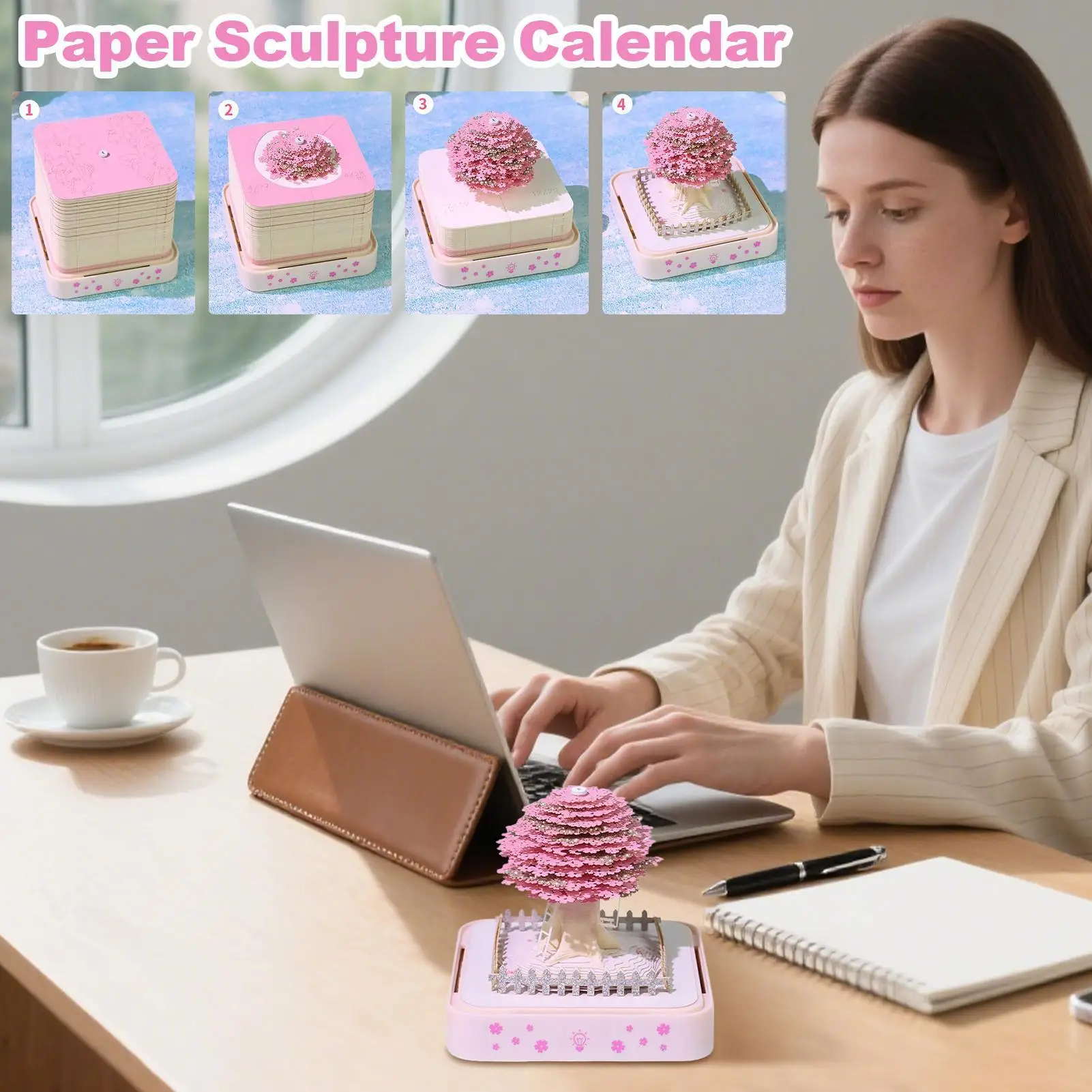 2026 Calendar 2026 Tree Tear Away Calendar Notepad Notepad Home Decor For School Office Conference Room Bedroom Library Table