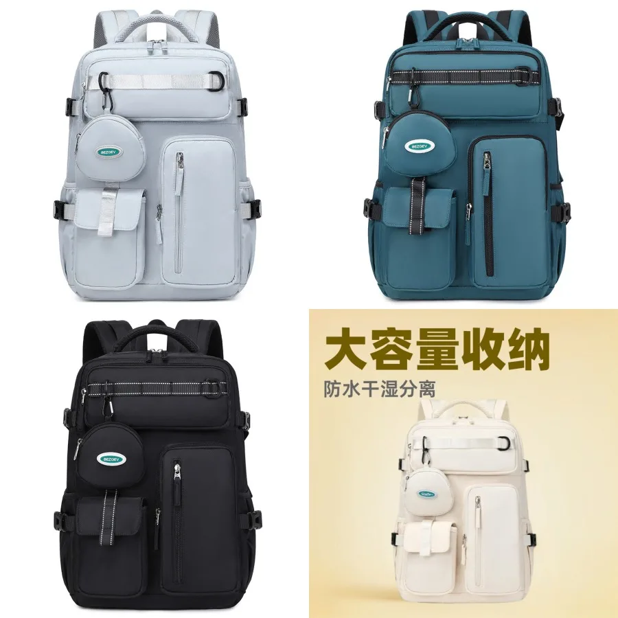 

【New style】- computer backpack universal business travel large-capacity multifunctional waterproof wet and wet separation stora