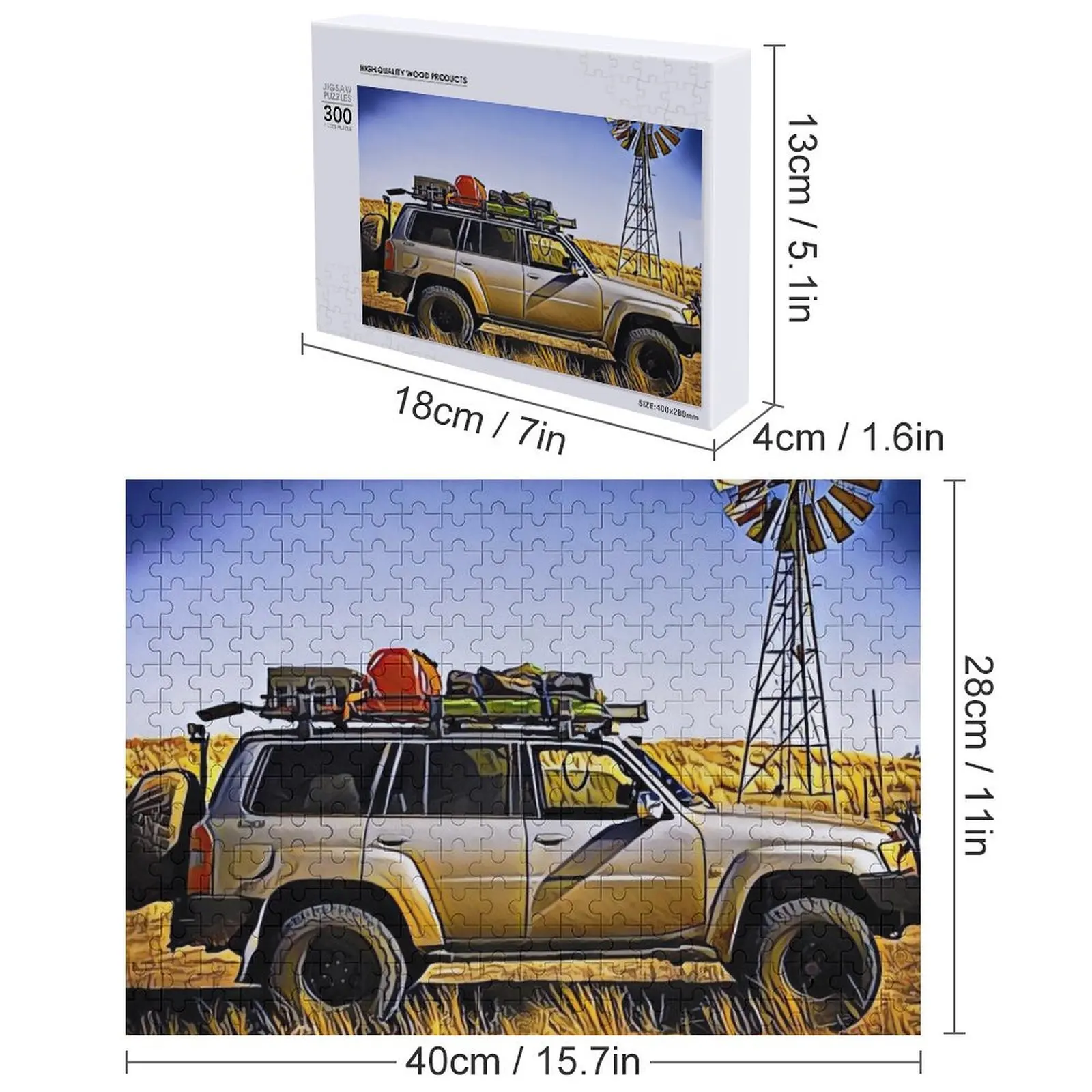 GU Patrol, Canning Stock Route Puzzle, personalisiertes Geschenk, verheiratetes Spielzeug für Kinder, Babyspielzeug-Puzzle
