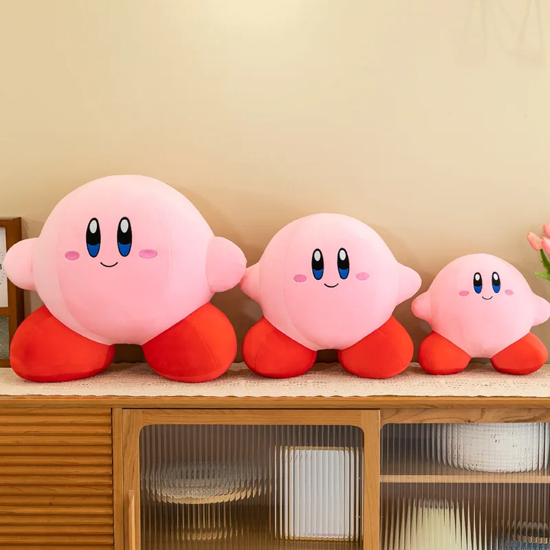 30CM Anime Star Kirby Figure Toys Soft Animal Doll Pink Doll Sleeping Pillow Room Ornament Decoration Toys For Children's Gift