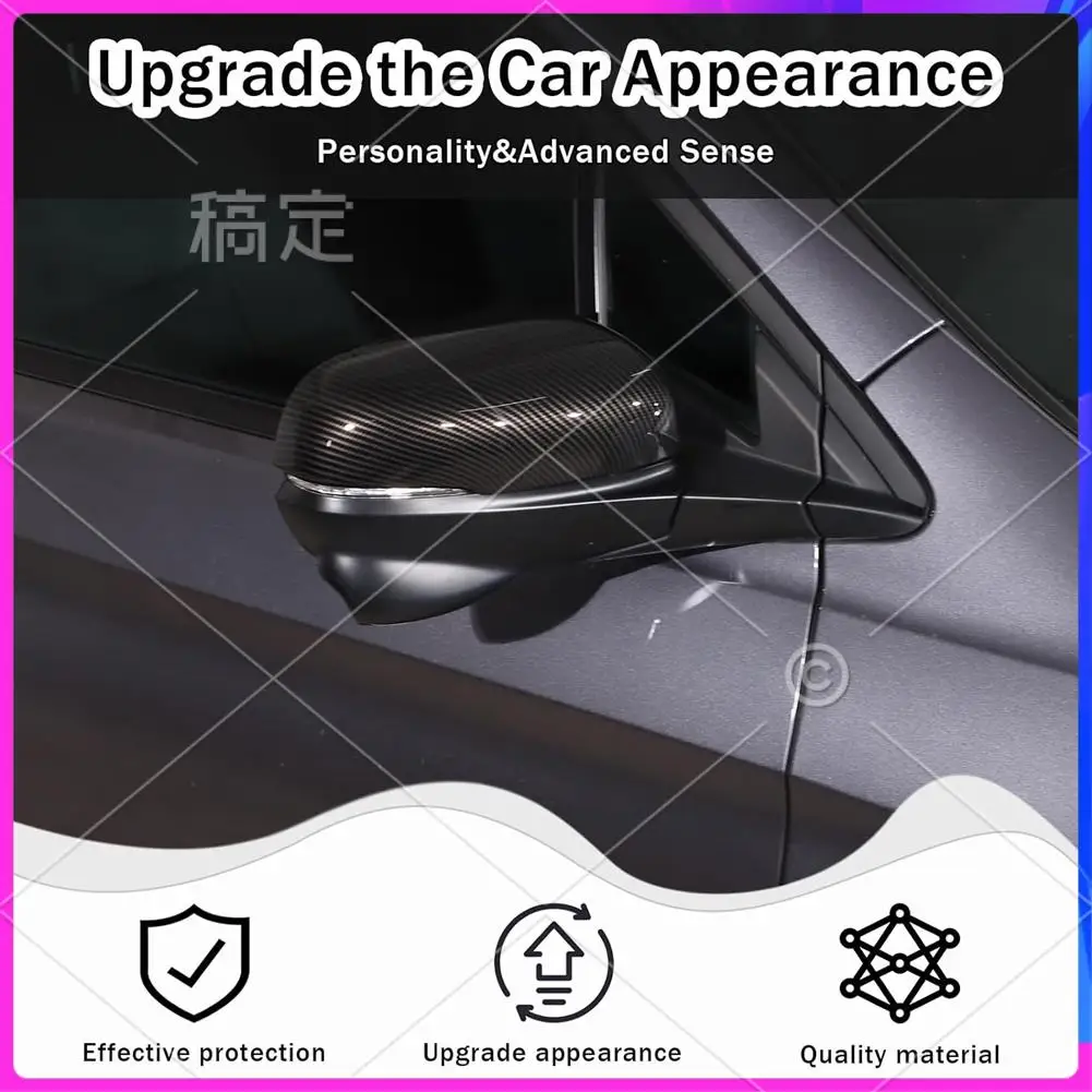 

NEW-For Honda Pilot 2016-2022 Ridgeline 2017-2023 Passport 2019-2023 Car Parts Rearview Mirror Cover Trim Door Side Moulding Tri