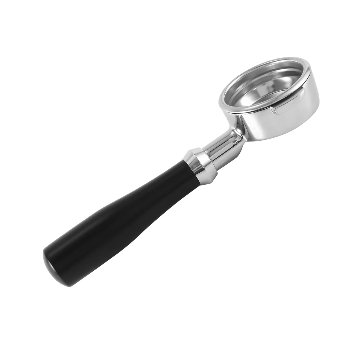 

ABNQ 58 мм держатель фильтра для кофемашины с двойным ухом E61 бездонный портафильтр с деревянной ручкой кофейные инструменты стиль B