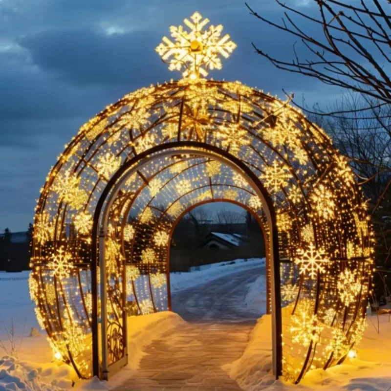 Wholesale Festival Arches Outdoors Decorative Lightings Christmas  Motif Lights  Waterproof Lights  Holiday  DecorationsHOT SALE