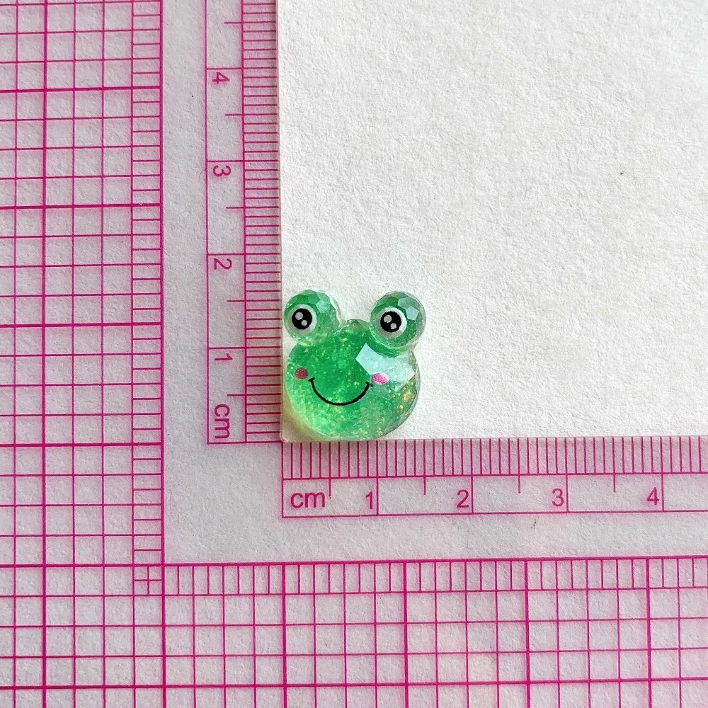 10 قطعة صغيرة Kawaii الراتنج الساطع الضفدع ديناصور شقة الظهر كبوشن سجل القصاصات Diy بها بنفسك دبوس الشعر اكسسوارات ديكور المنزل الحرفية
