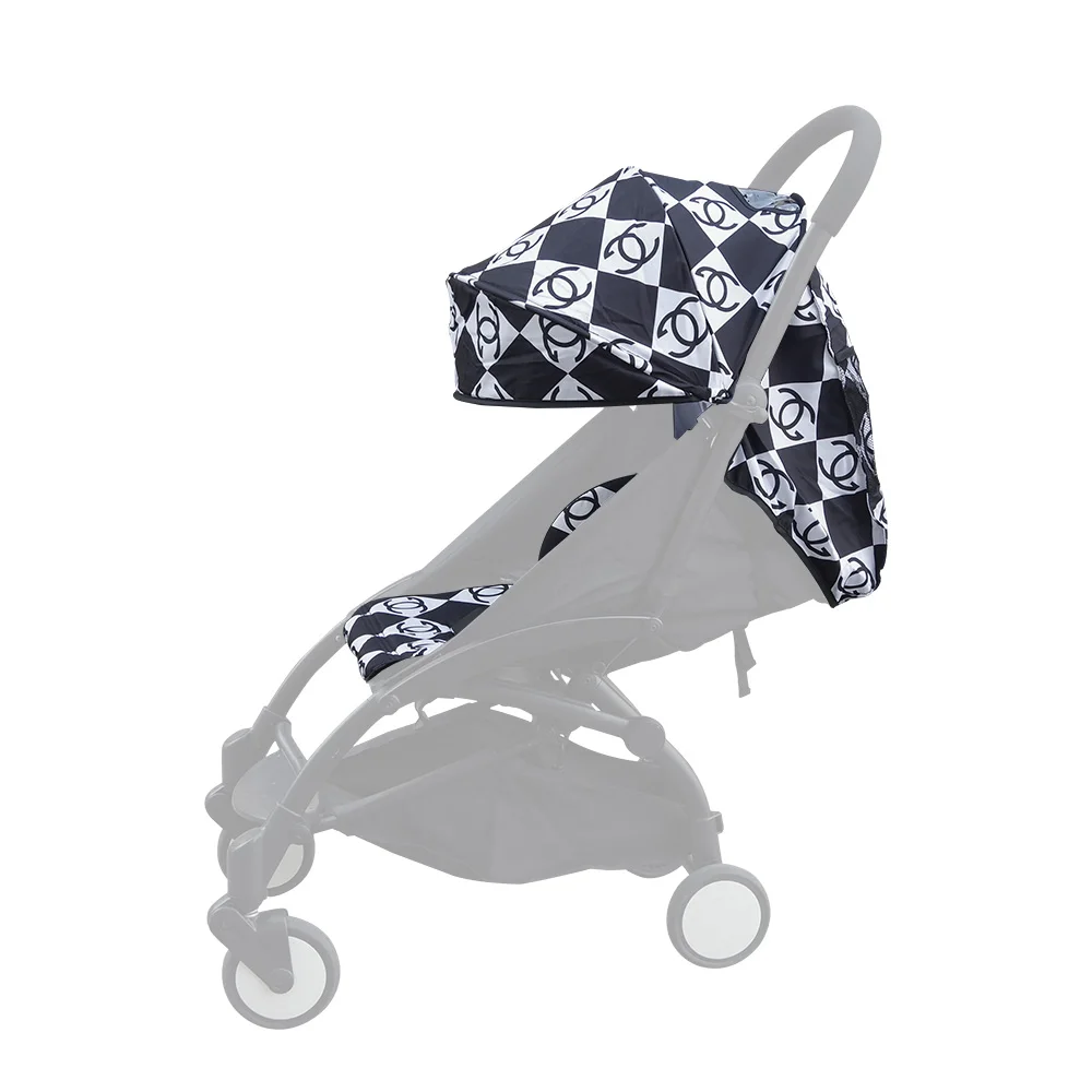 175 degrees Stroller Sunshade Liner for Yoya Yoyo babytime Pram Canopy Cover Seat Cushion Hood&Mattress Set fit for babyzen yoyo