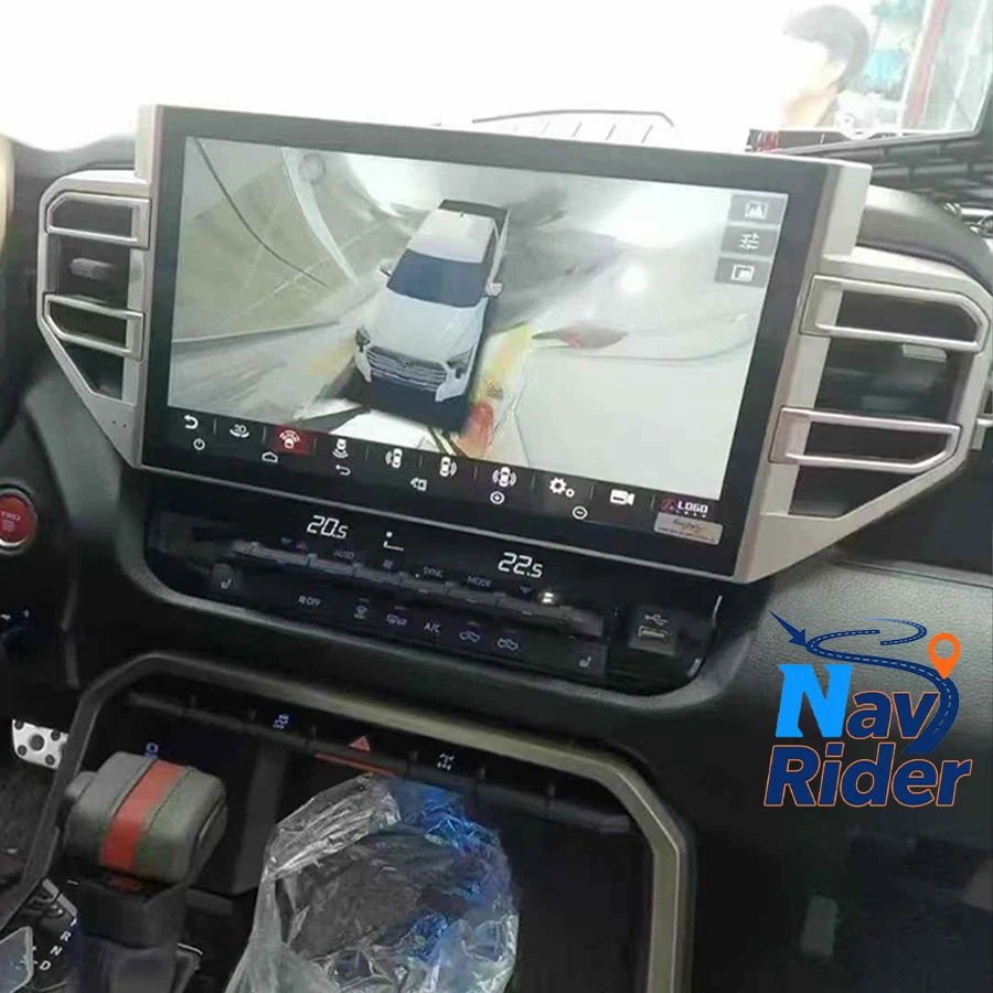 

13,3-дюймовый мультимедийный видеоплеер для Toyota Tundra 2022-2024, автомобильный радиоприемник, GPS-навигация, Carplay, Android, авто стерео, DSP, головное устройство