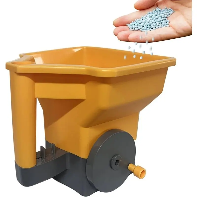 ABDJ-Manual Lawn Spreader Handheld Hand Operated Small Garden For Portable Seed Green Spreading Tool For Manual Labor Savings