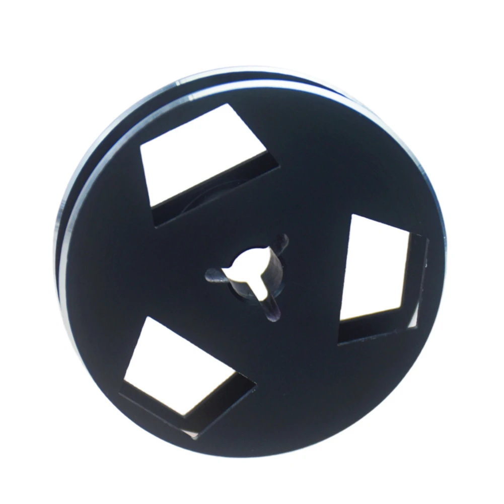 DTD877-HOT-1/4 2.5 Inch Takeup Reel,Open Reel Audios Metal Takeup Reel,3 Holes Wind Resistance Hole 2.5 Inch Empty Tape Reel Bla