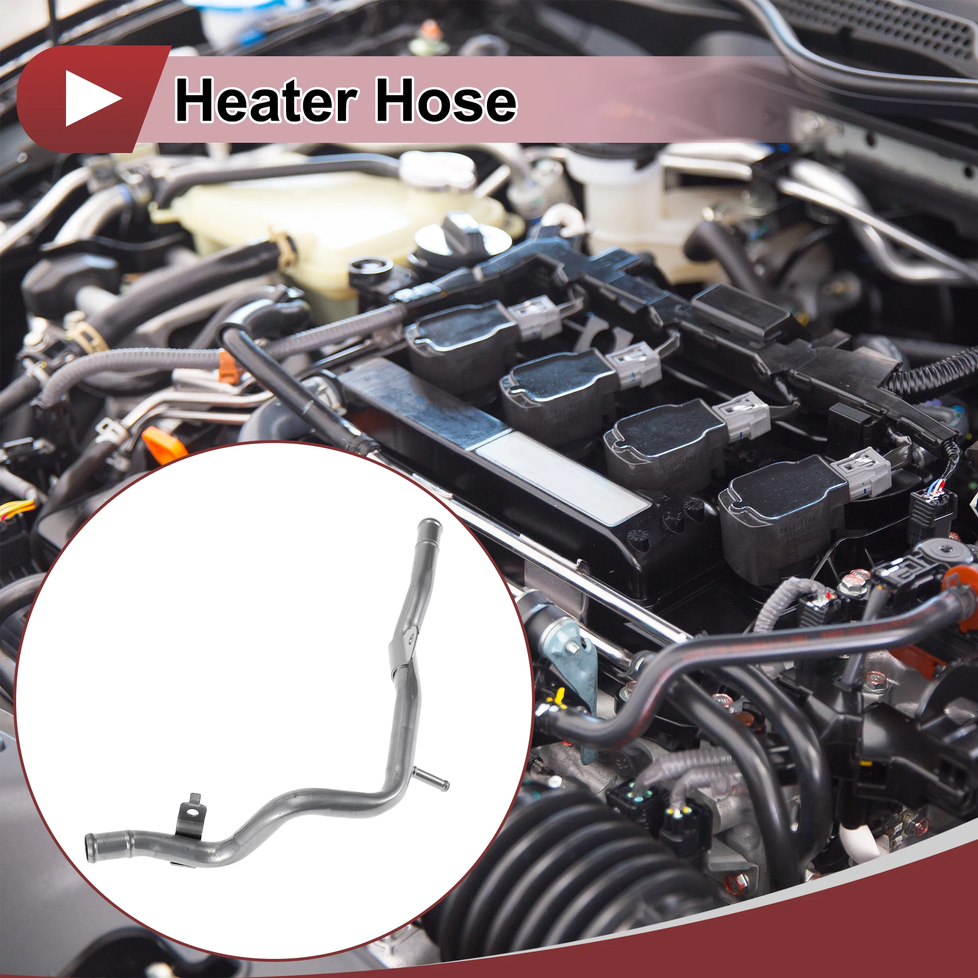 

UXCELL 1 шт. шланг нагревателя для Kia Forte Forte5 2014-2018 впускная трубка для воды двигателя No 254572E000 серебристый тон металла