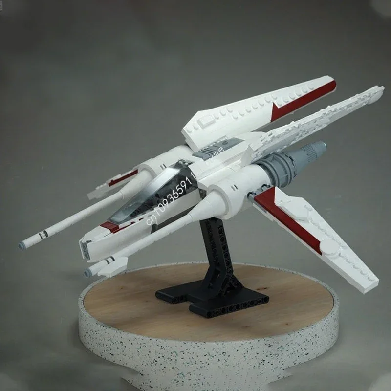 415-teiliger MOC PiXEL-DANs-VECTOR-STARFIGHTER Star Battle Baustein-Bausatz Einzigartiges DIY-Geschenk für Erwachsene Hobbybastler