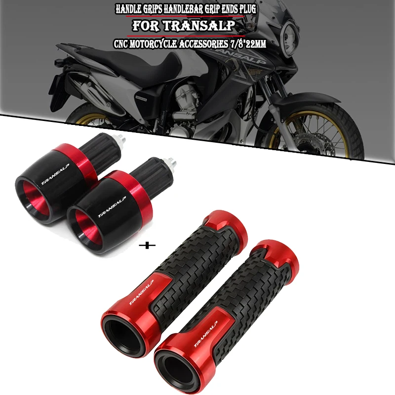 

Для TRANSALP XL 600 650 700 В XL700V XL650V 2023 аксессуары для мотоциклов с ЧПУ 7/8 "22 мм ручки руля концы заглушки