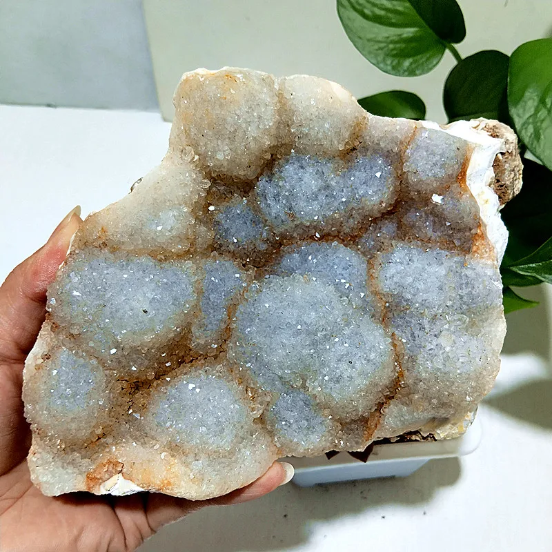 

Natural Stones Agate Crystal Symbiosis Ore Meditation Energy Feng Shui Crystal Room Ornament