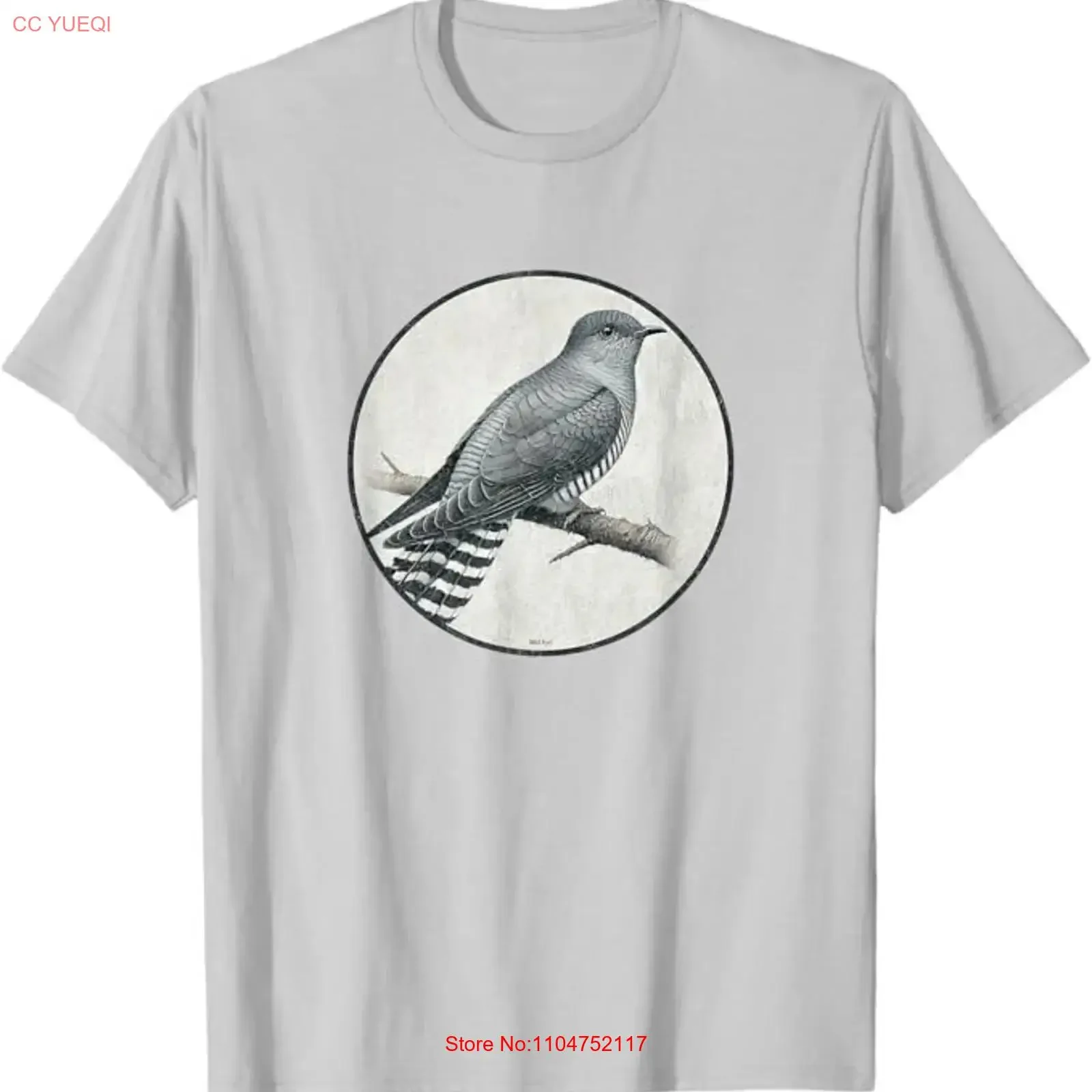Common Cuckoo T Shirt Retro Bird Design 10 Colors by Fan vintage Washed graphic Breathable designer clothes Casual Unisex