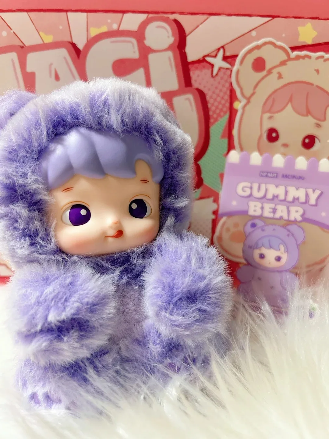 

Оригинальные трендовые слепые коробки POPMART HACIPUPU Bear Gummy Candy Series: милые и интересные игрушки, коллекция-сюрприз, подарок на день рождения