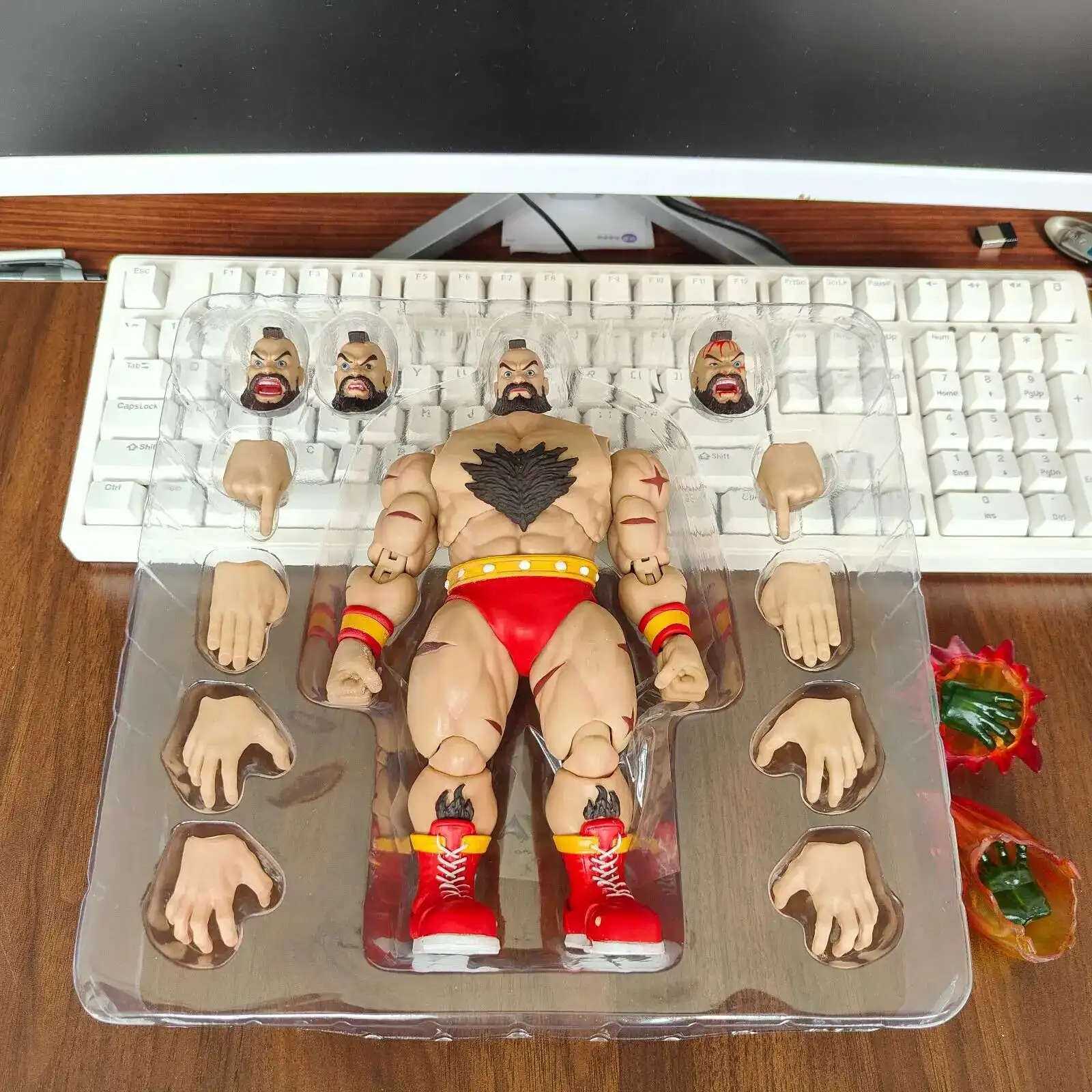 ألعاب ستريت فايتر شخصيات عاصفة الحركة ST ZANGIEF المجموعة النهائية تشالنجرز Zangief تمثال ألعاب نموذجية متحركة