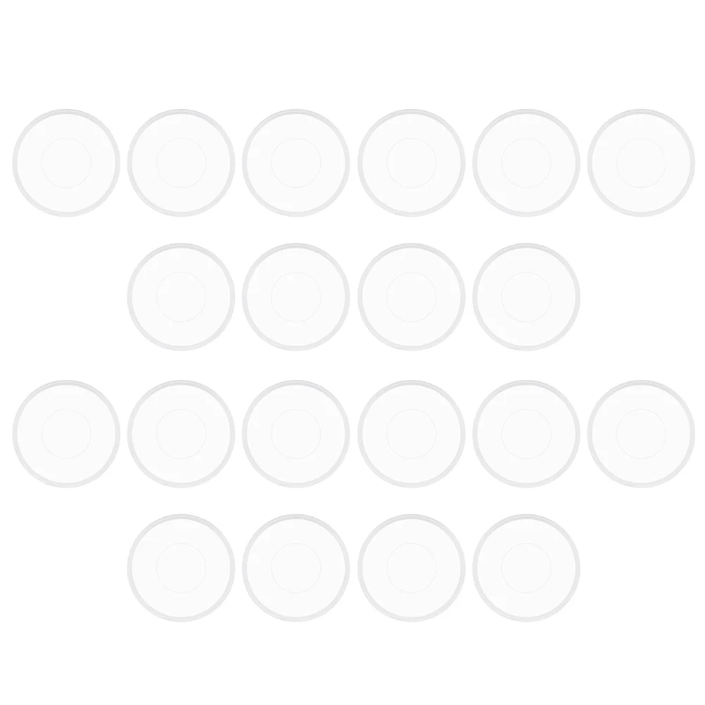 

20 Pcs Round Mushroom Hole Binder Mini Notebook Paperclip Abs Rings Loose Leaf Binding