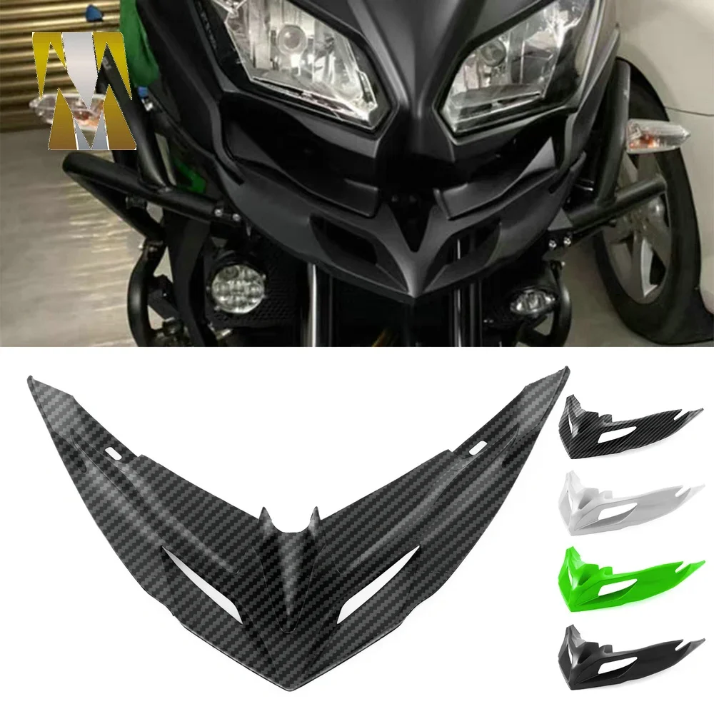 For Kawasaki Versys 650 Front Wheel Fender Beak Nose Cover Versys650 KLE650 LE650E Beak Nose Cone Extension Cover 2015-2021