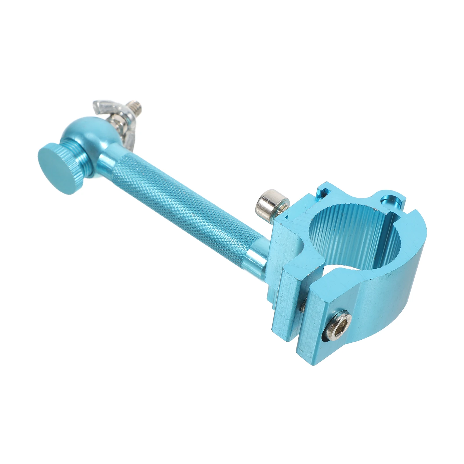 

1pcs Adjustable Box Bracket Aluminum Alloy Light Holder Detachable Night Fishing Stand Blue Lightweight Clamp Design for Fishing