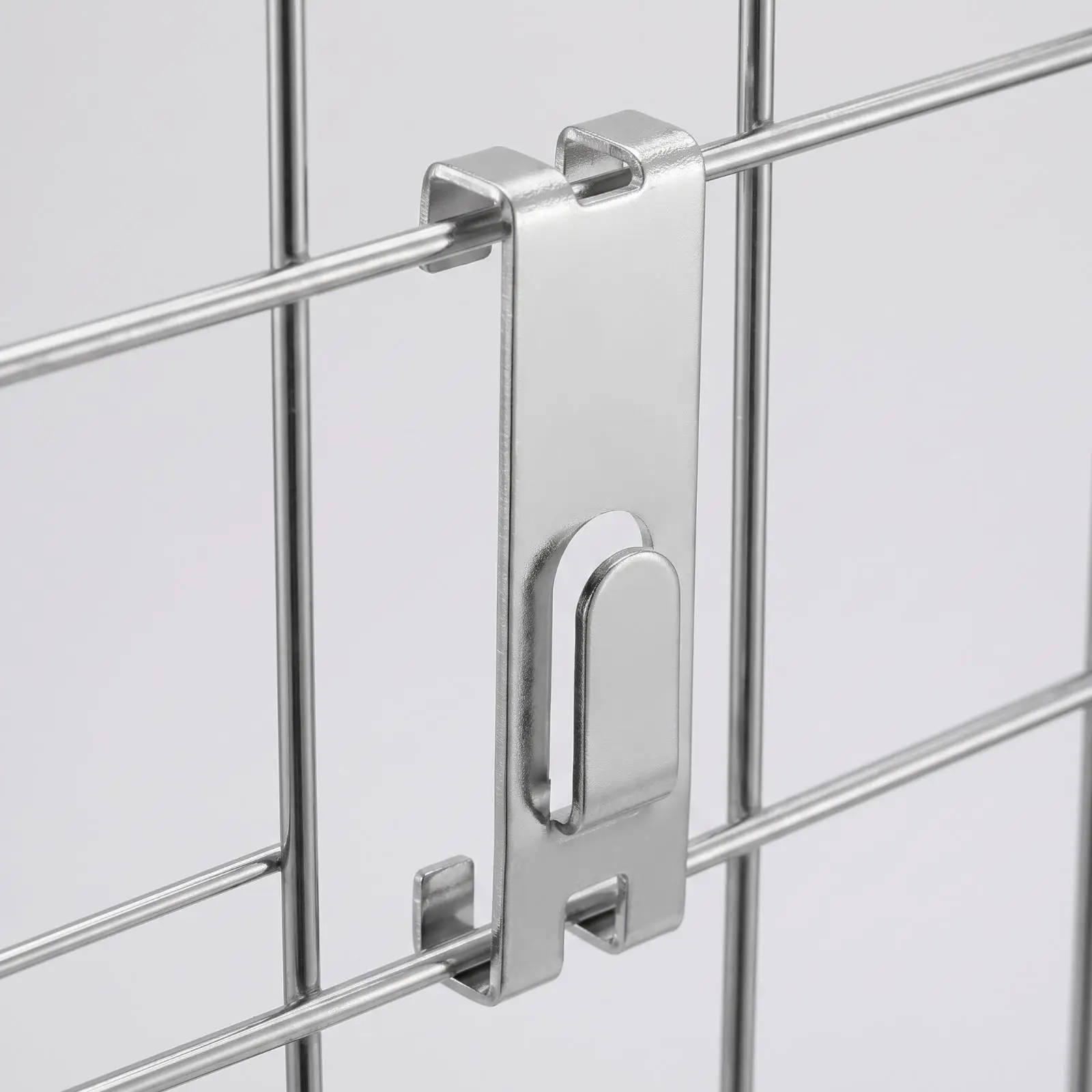 Metal Wire Panel Hook with Slotted Top for Hanging Bags Crafts Accessories on Wall Grid Rack