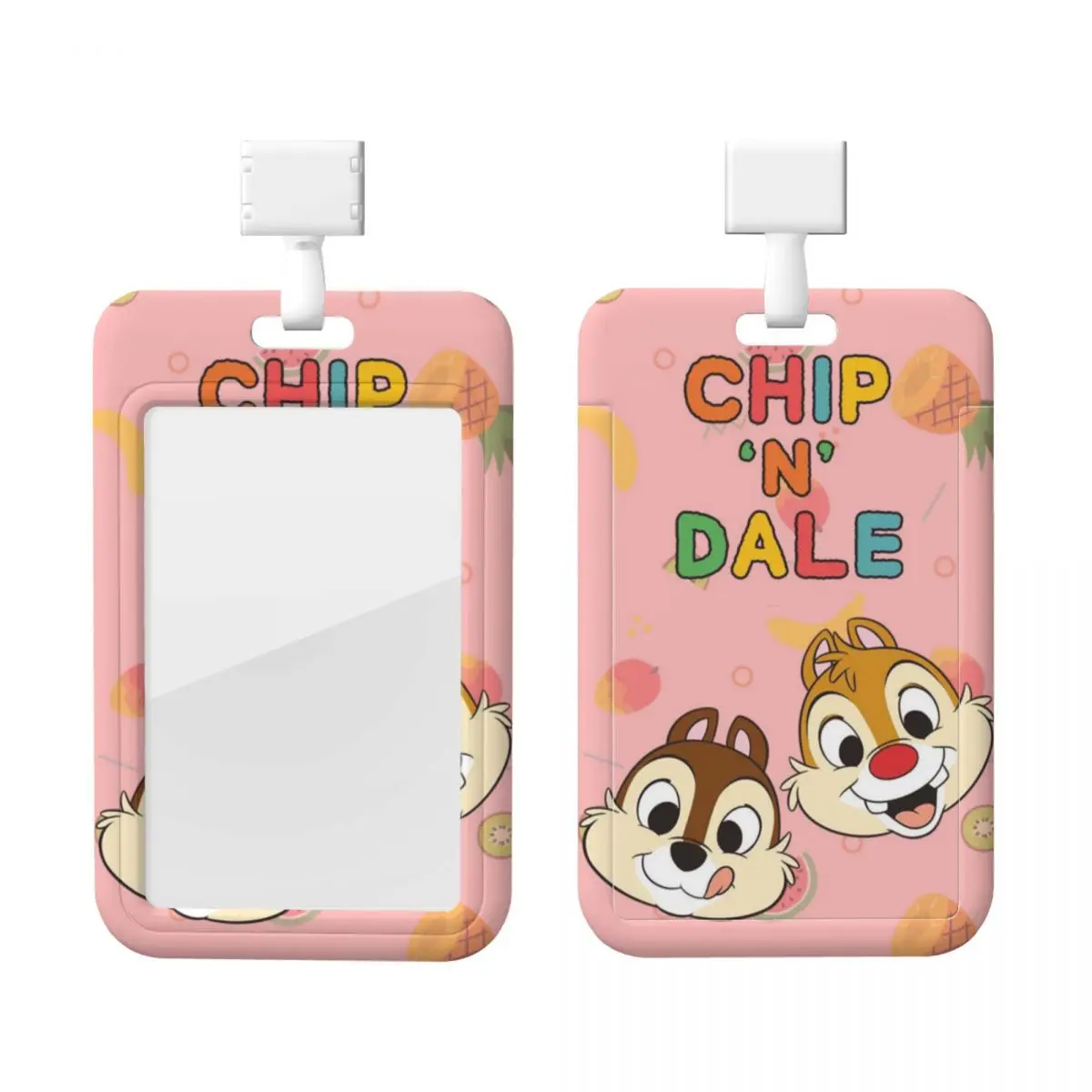 

Custom Funny Cartoon Chip And Dale Card Badge Holder Card Holder Men Women Neck Strap ID Credential Holder Engineers