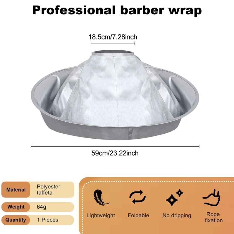 Haarschmuck Haar wickel DIY Haars ch neiden Umhang Regenschirm Umhang Salon Friseur nach Hause Friseur Umhang Abdeckung Stoff
