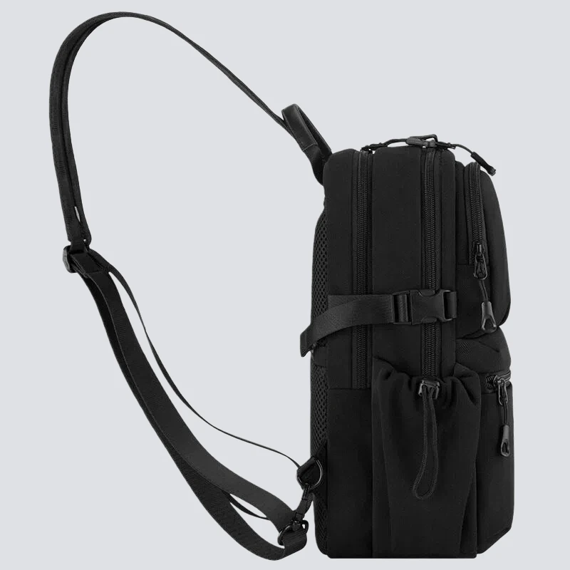 حقيبة ظهر جديدة متعددة الوظائف للجنسين، حقيبة كتف مفردة مزدوجة، حقيبة صدر كاجوال، سعة كبيرة، حقيبة كمبيوتر محمول خفيفة الوزن للسفر #3