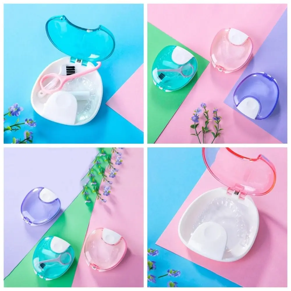 

Portable Orthodontic Retainer Box Durable Cute Dental Storage Box Waterproof Multifunction Retainer Press Storage Box Men