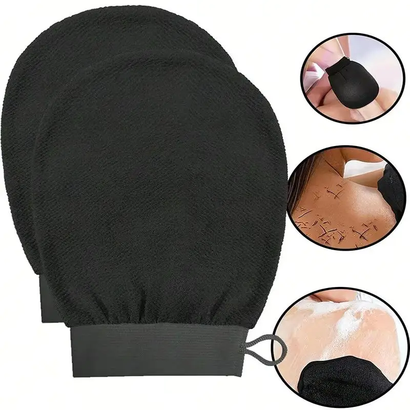 Shower Scrub Gloves Exfoliating Mitts Scrubbing Gloves Clean Exfoliating Tool Latest Bathing Sponge Body Scrubber