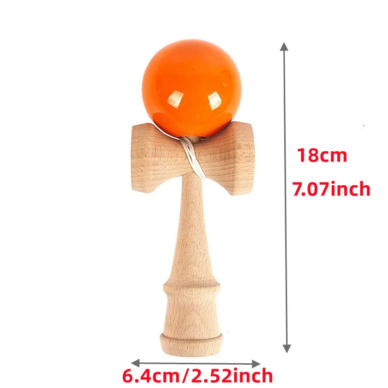 1PC Wooden Sword Ball Toy Splicing Skill Creative Skill Ball For Yard Stadium Home Park Sword Ball Outdoor Toy Children Gift