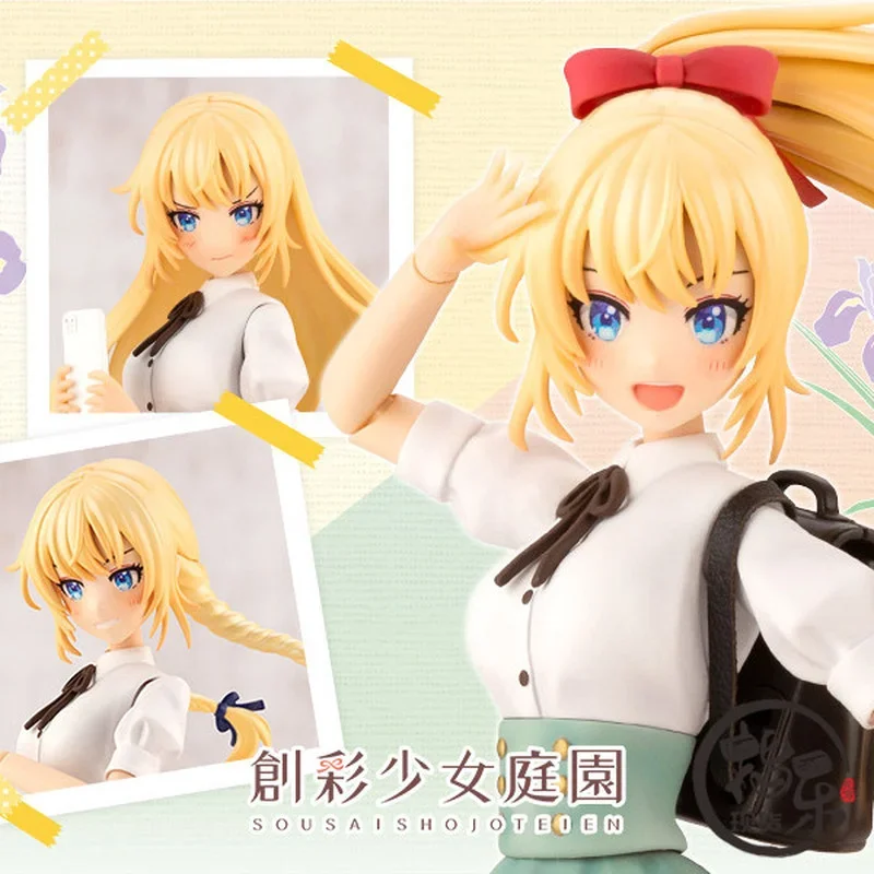 Original jk003 sousaishojoteien saeki flor anime figura de ação montagem modelo brinquedos modelo colecionável ornamentos presentes para crianças