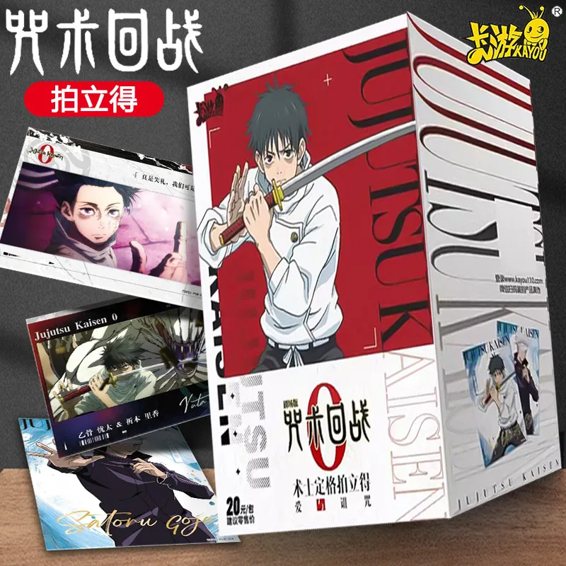 Новая оригинальная карта KAYOU Jujutsu Kaisen Gojo Satoru Fushiguro Megumi Itadori Yuji Warlock, коллекция карт, подарок на день рождения, коллекция