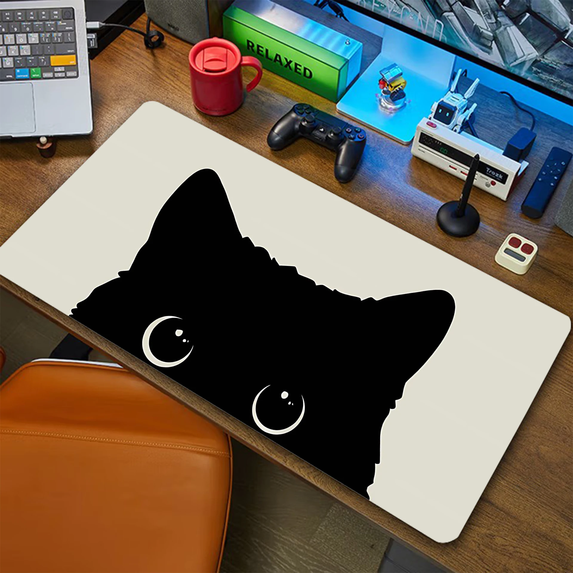 

Cat Mouse Pad Gaming Laptop Game Mouse Mat Anti-slip Mousepad коврик для мыши Desk Mat Locking Edge Speed Keyboard Pads