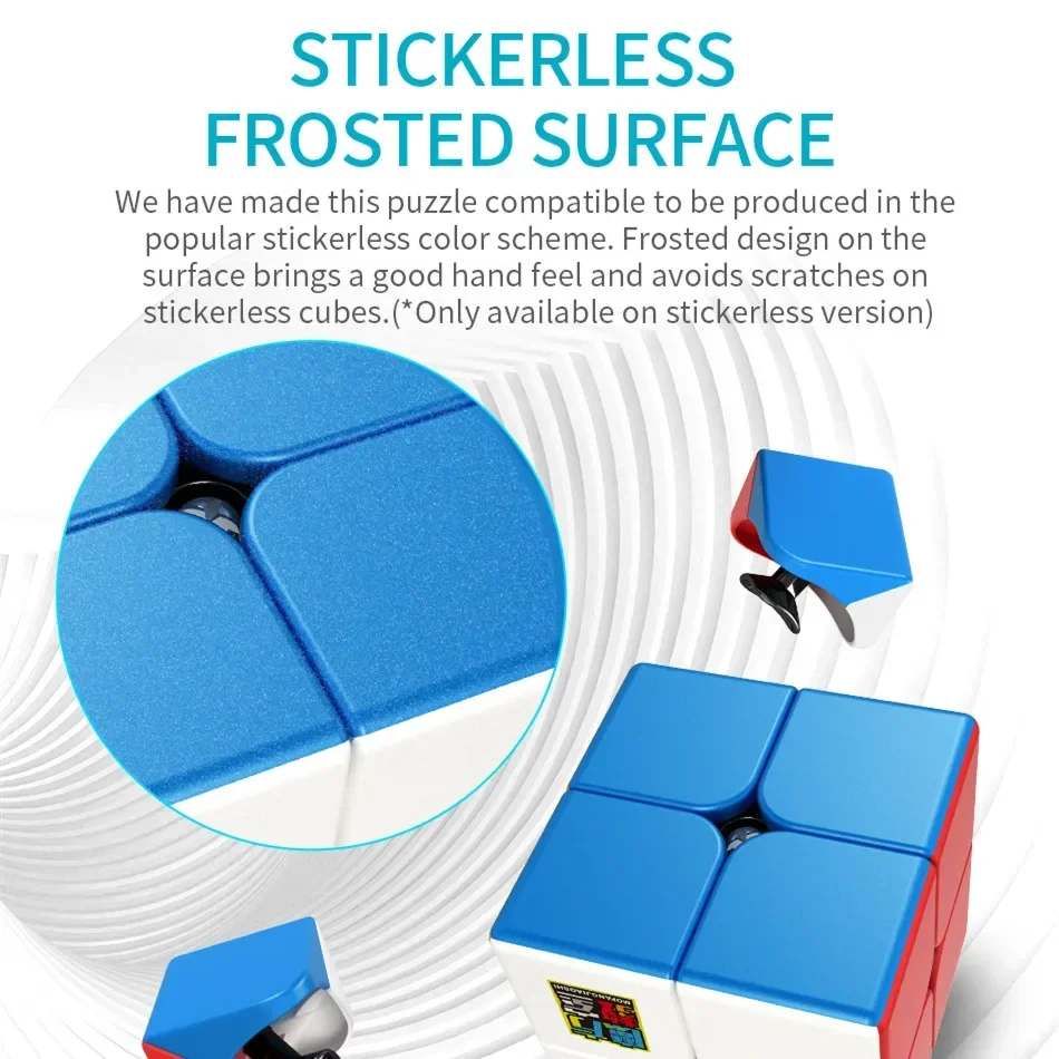[ECube] Meilong 2 + 3 Cubos Conjunto Moyu 2x2 3x3 Cubo de quebra-cabeça mágico 2 em 1 2x2x2 3x3x3 Cubo Conjunto de presente