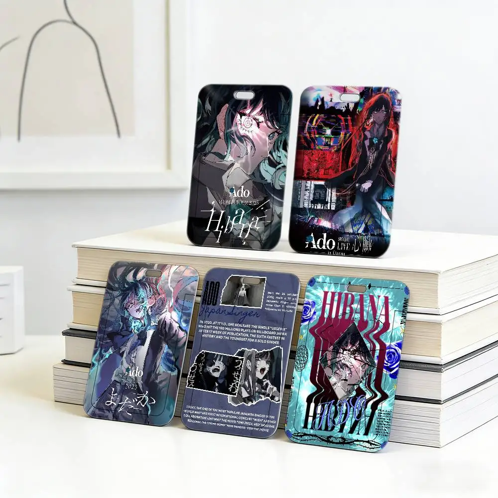 

Премиальный держатель для ID-карты J-pop A-Ado Singer с шейным ремешком, прочный чехол-держатель для карты с шнурком для рабочего пропуска сотрудника, офиса.