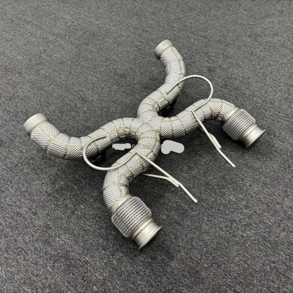 Rytan Valvetronic Auspuffrohr mit Ventil, gleichlange Edelstahl-Auspuffanlage Catback für McLaren 720S – Detail 10