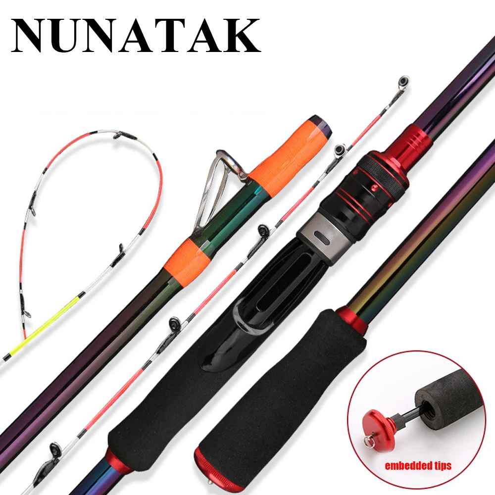 Caña Spinning NUNATAK para barco – Puntas sensibles y resistente - imagen 3