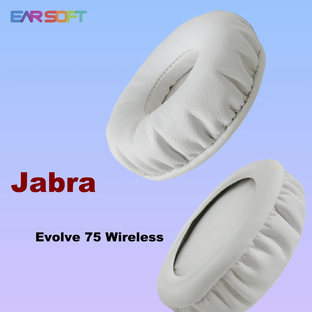Coussinets d'oreille de remplacement Earsoft pour casque sans fil Jabra Evolve 75, écouteurs, protège-oreilles, étui, accessoires