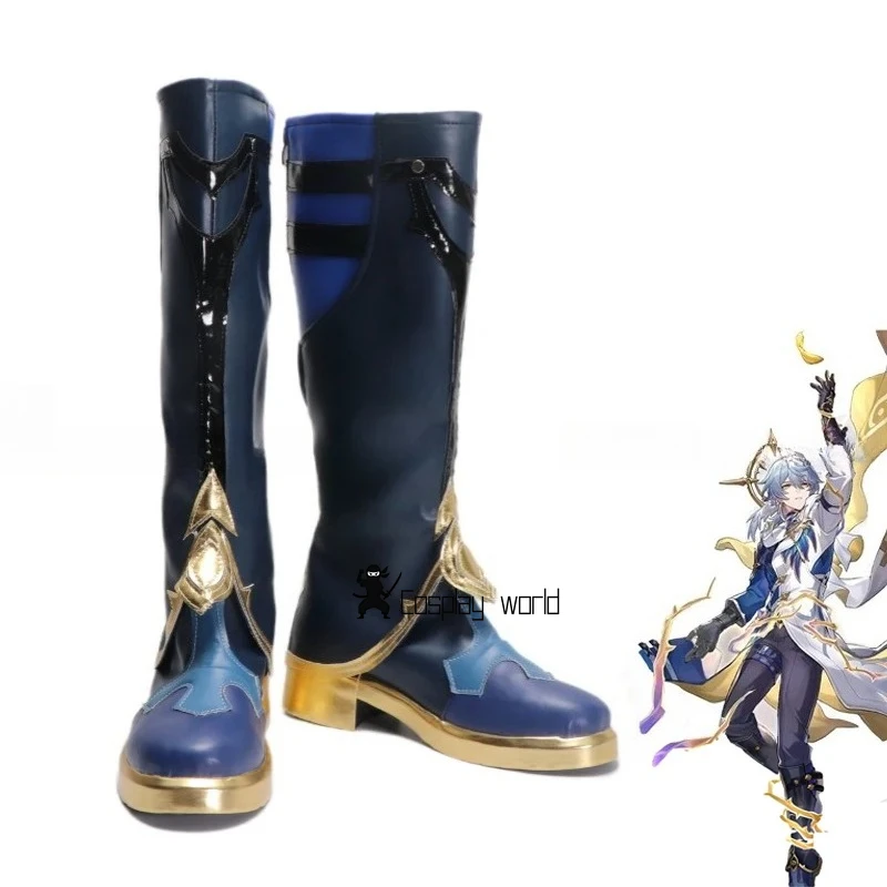 

Game Honkai Star Rail Latest Imaginary Sunday Cosplay Shoes Boots Leather Shoes Halloween Carnival Party Role Play Outfits Props