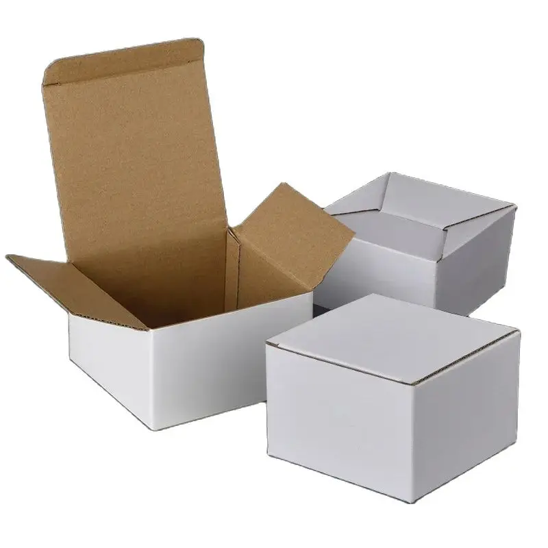 

30pcs,Blank White Corrugated Boxes, Mailing Packaging Shipping Carton, White Packaging Box