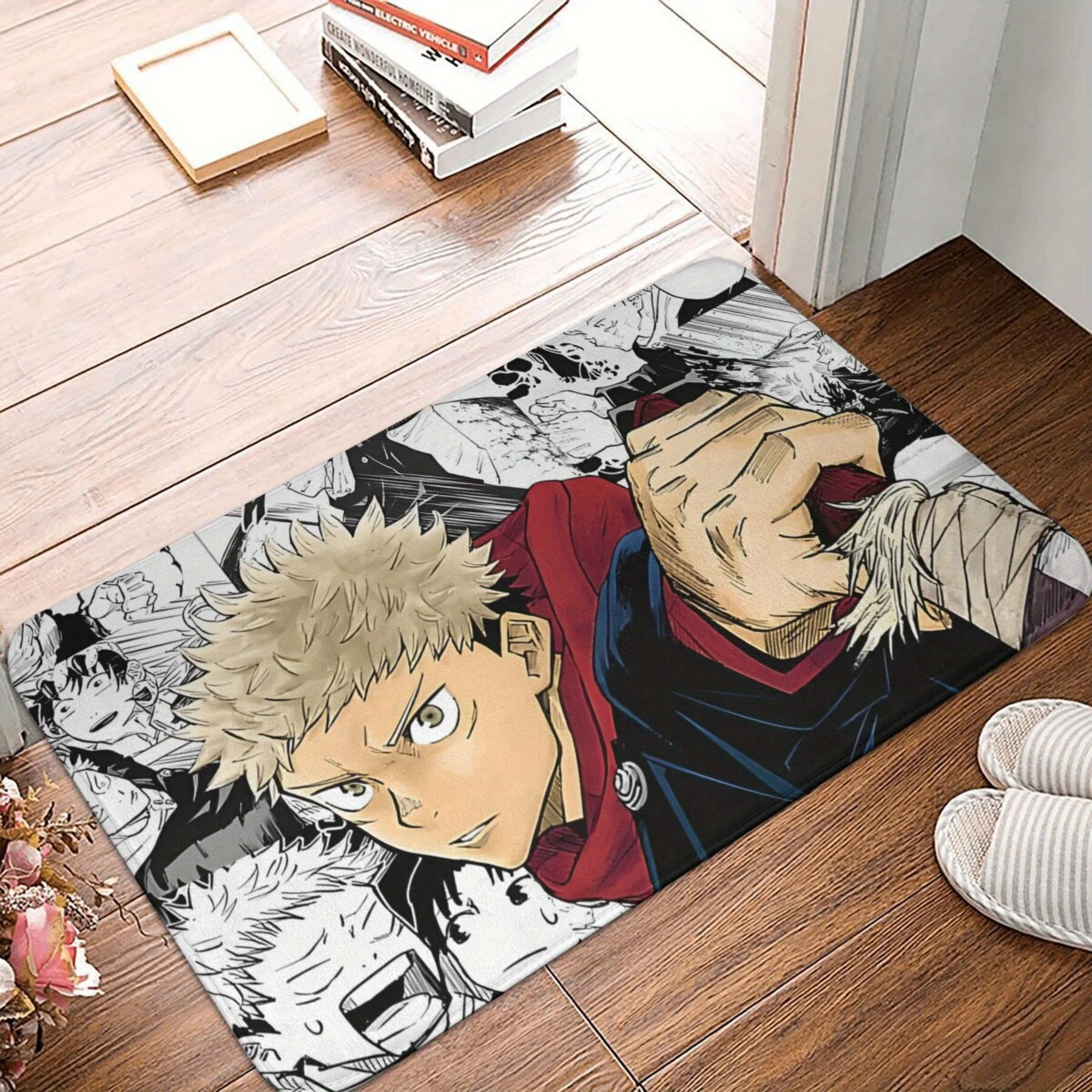 Anime Attack on Titan Doormat Floor Mat Rug Entrance Mat Large Indoor Outdoor Decorative Anime Gift for Home House Decor