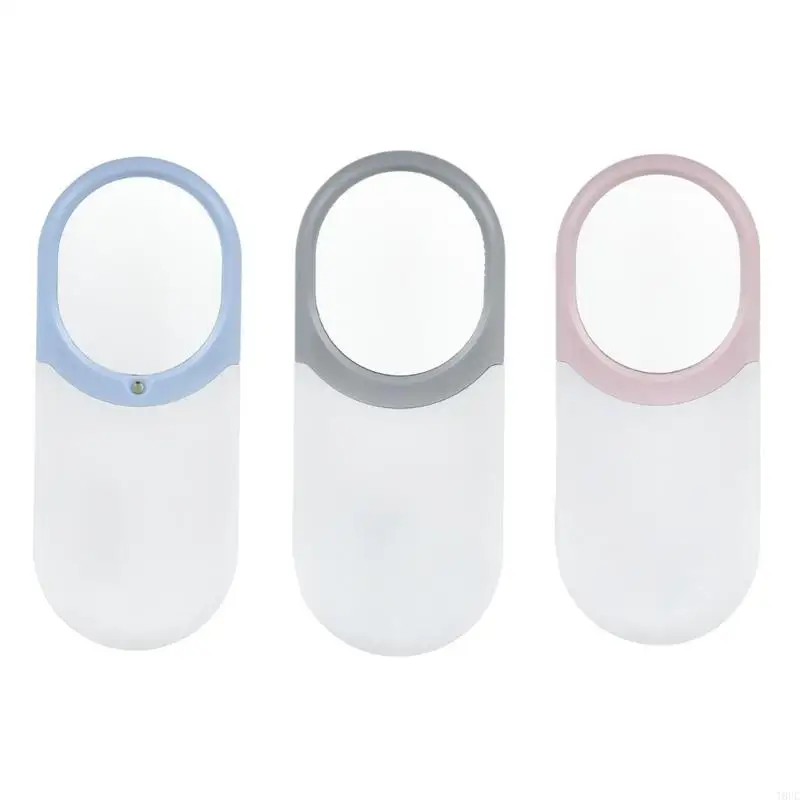 

T8UC 10X Small Pocket Glass Pull Type Mini Glass with LED Light,Apply to Reading, Science, Jewelry