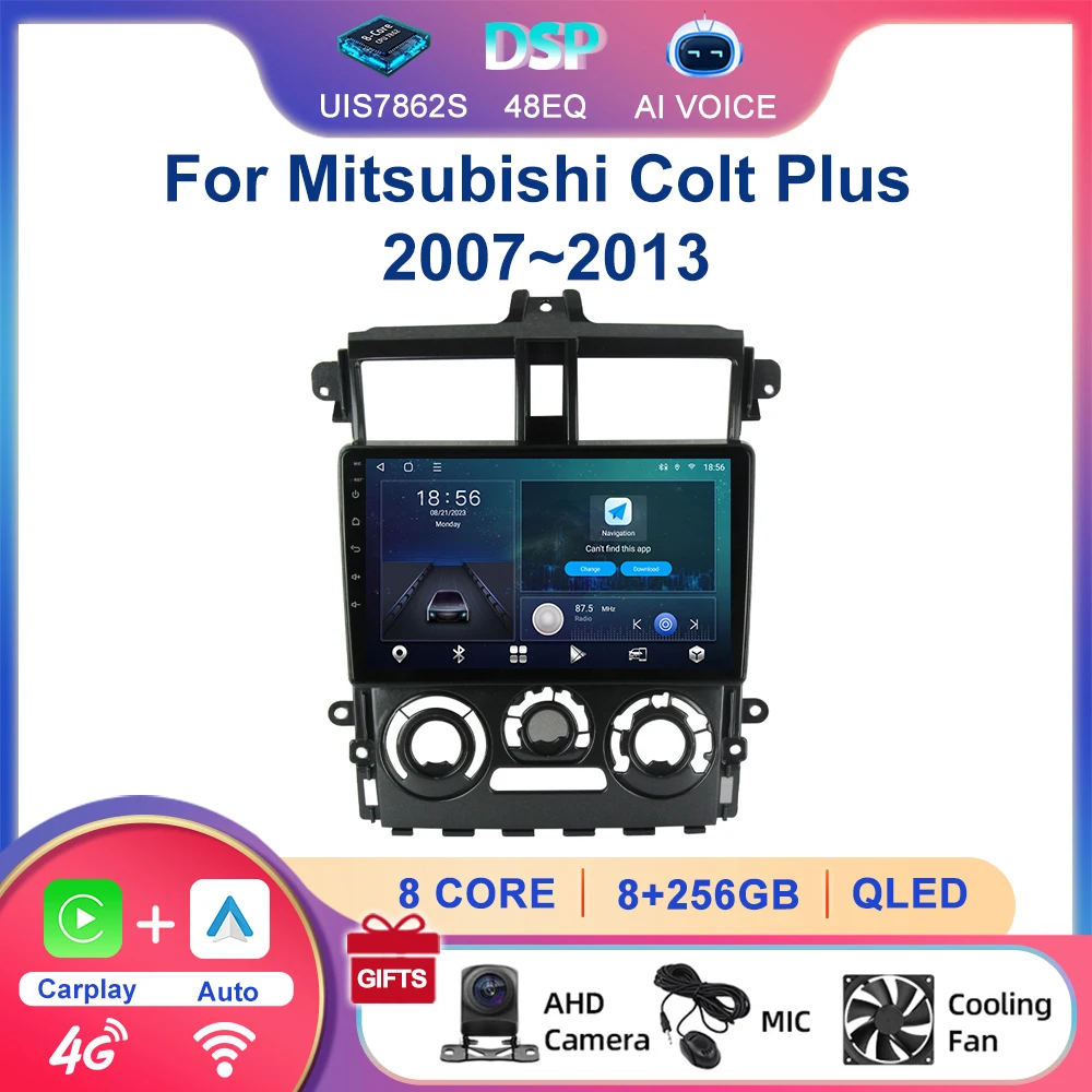

9 Inch Touch Screen Autoradio Car Dvd Player Gps Navigation Multimedia Android Radio For Mitsubishi Colt Plus 2007~2012 2013