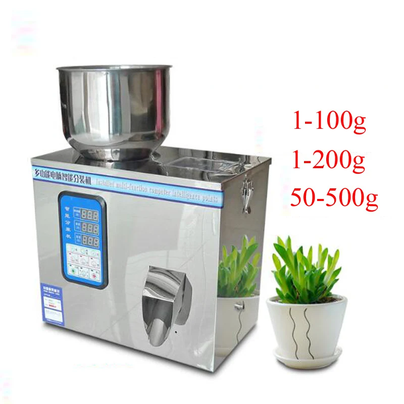 Food Weighing Filling Machine Automatic Grain Granule Particle Sachet Small Tea Bag Sugar Spice Powder Racking Machine