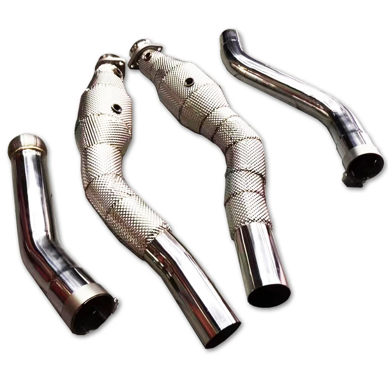 

High Performance Stainless Steel Exhaust Downpipe for Benz GL500 4.7T 2014-2015 Exhaust Catalytic Converter Exhaust Pipes