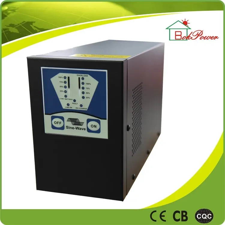 Single Phase Pure Sine Wave Low Frequency 24V 1200W Solar Inverter