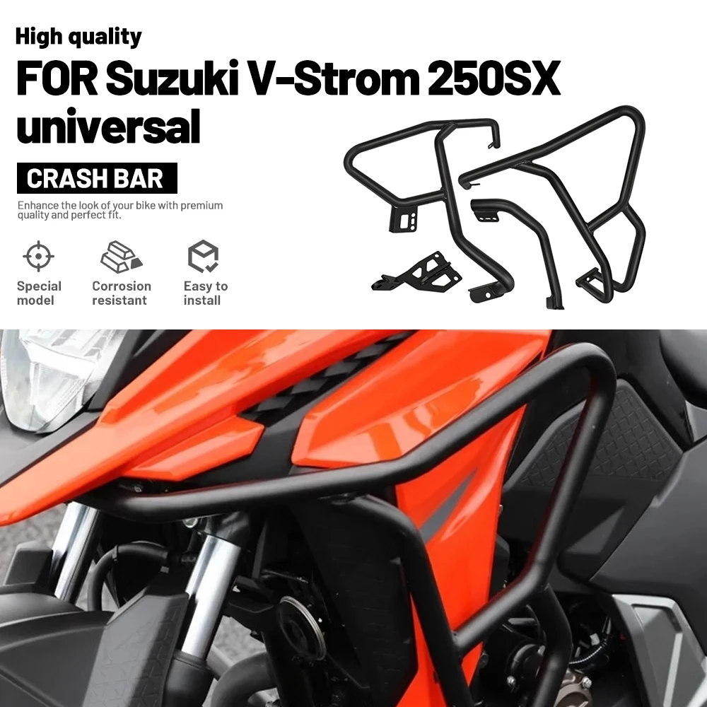 Premium Anti-fall Crash Bar Engine Frame Guard Protector, Fit SUZUKI V-Strom 250SX VStrom250SX Moto Bumper Modified Accessories