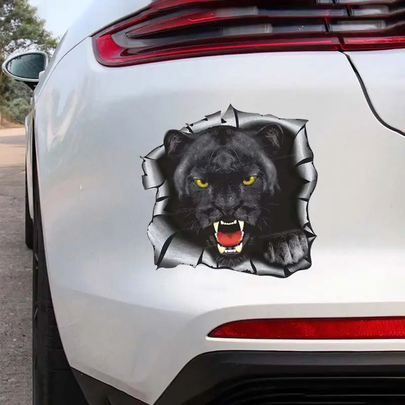 Ferocious Wolf Animal Car Sticker Vinyl Decal Waterproof Rear Window Motorcycle Camper Bumper Decoration SH585